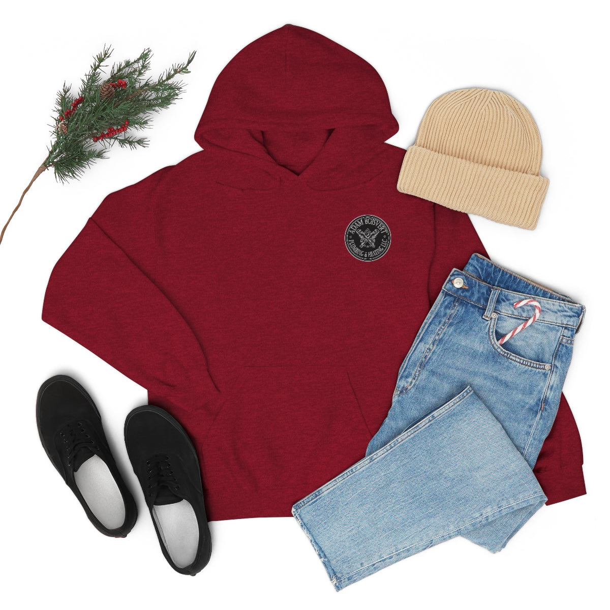 Boisvert Plumbing Logo Hoodie