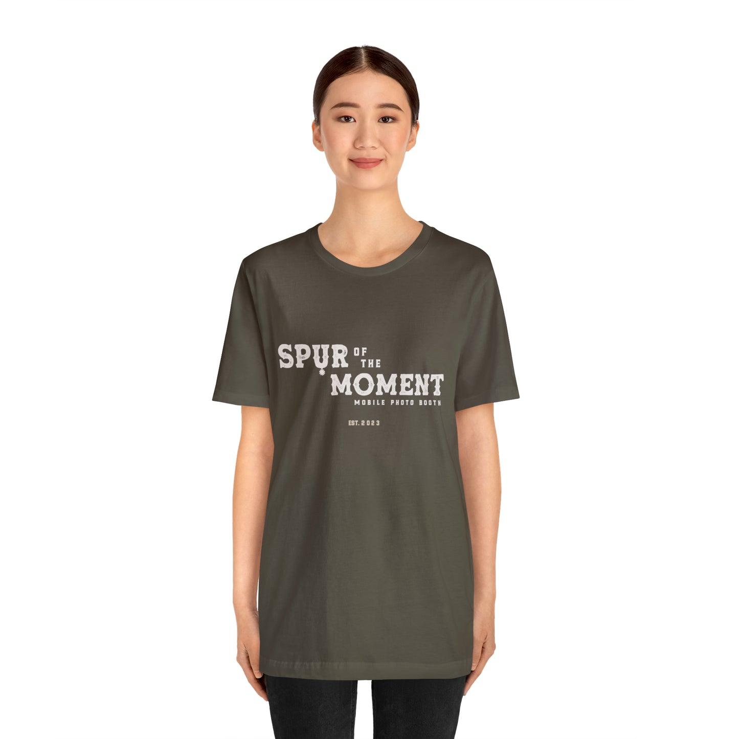 Spur of the Moment Photo Booth Short Sleeve Tee