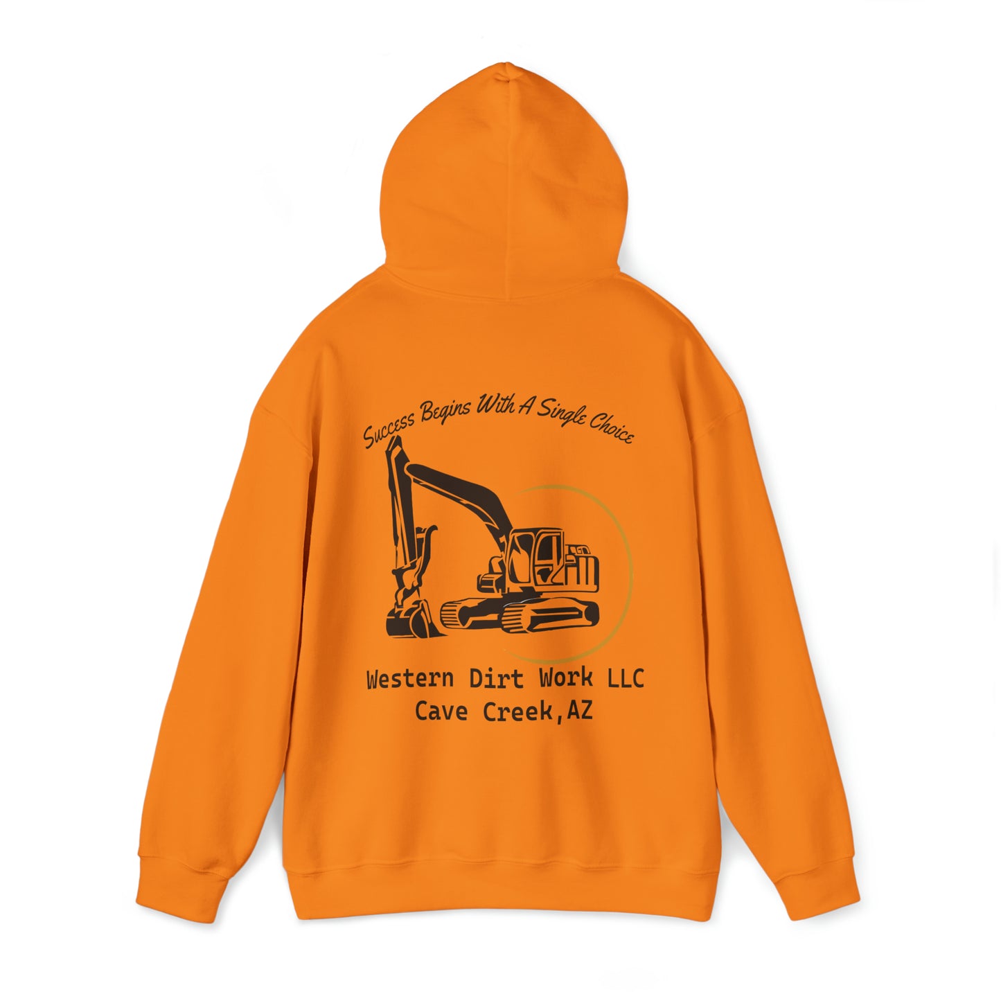 Western Dirt Work High Viz Hooded Sweatshirt