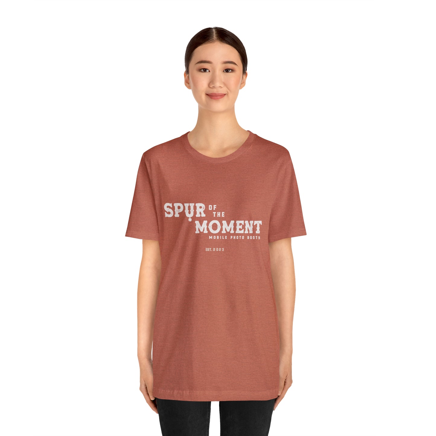 Spur of the Moment Photo Booth Short Sleeve Tee