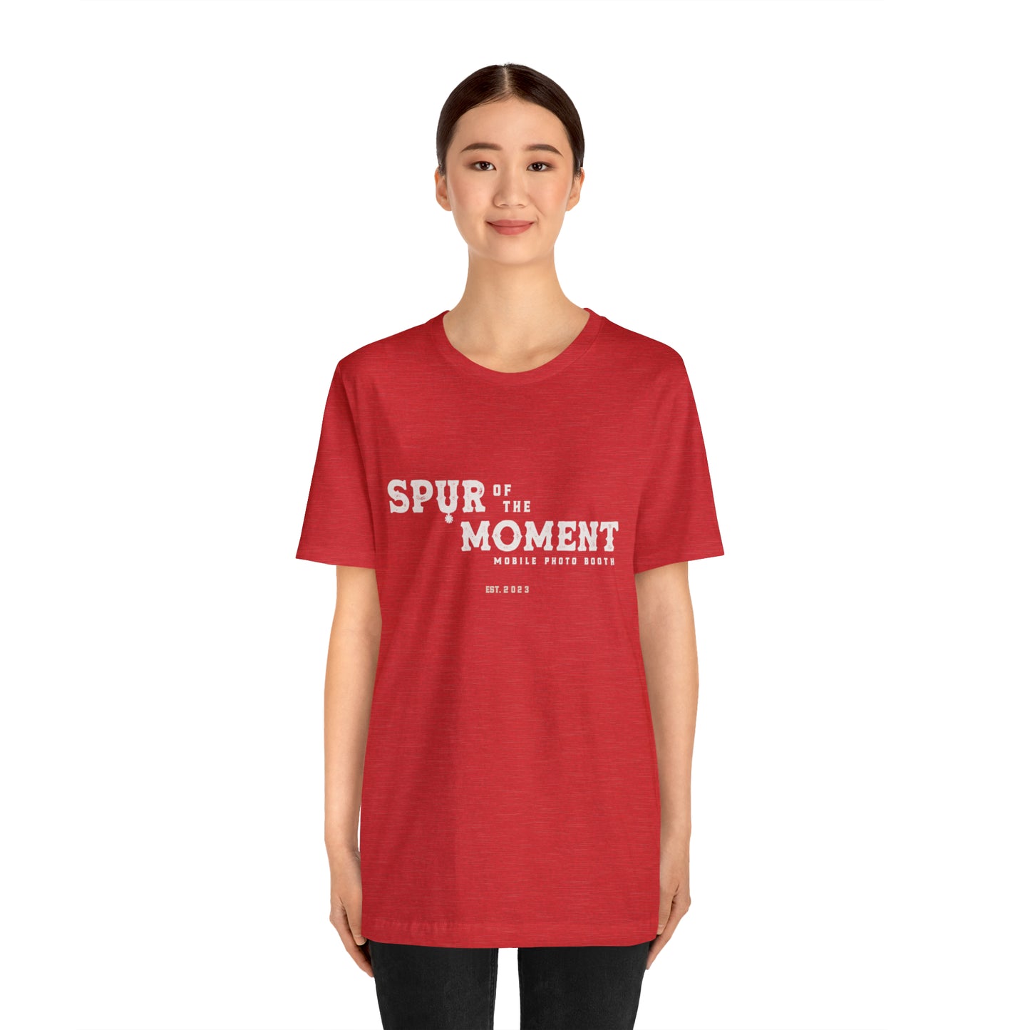 Spur of the Moment Photo Booth Short Sleeve Tee