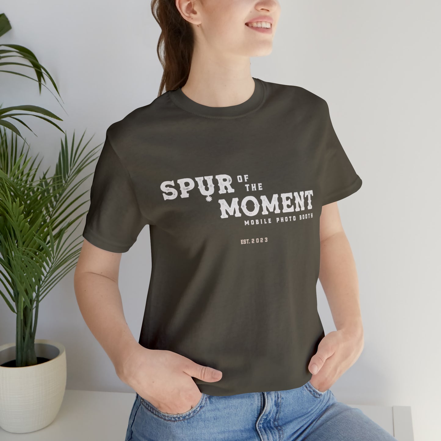 Spur of the Moment Photo Booth Short Sleeve Tee