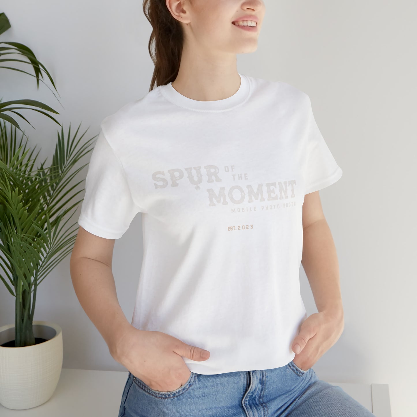 Spur of the Moment Photo Booth Short Sleeve Tee