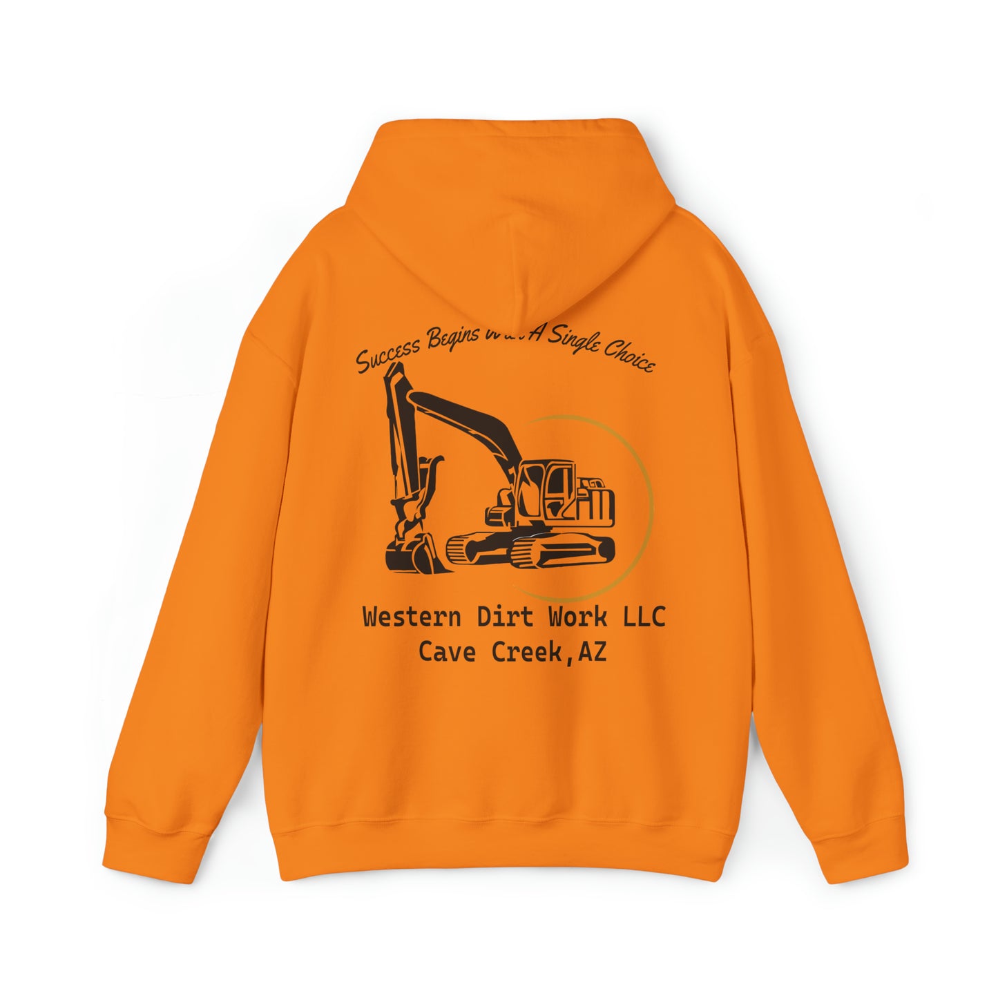 Western Dirt Work High Viz Hooded Sweatshirt