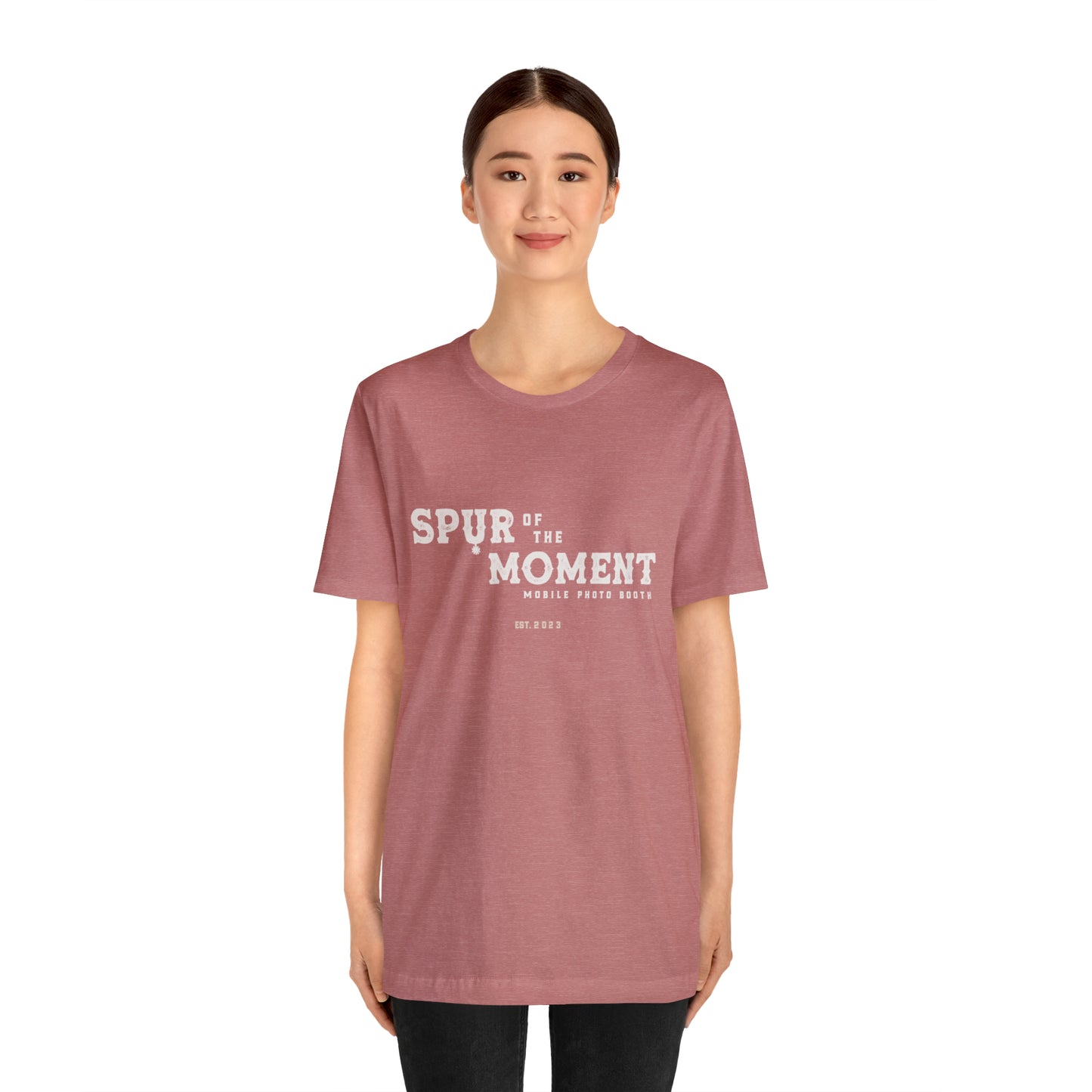 Spur of the Moment Photo Booth Short Sleeve Tee