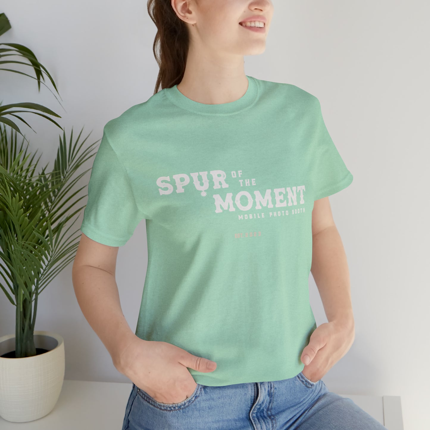 Spur of the Moment Photo Booth Short Sleeve Tee