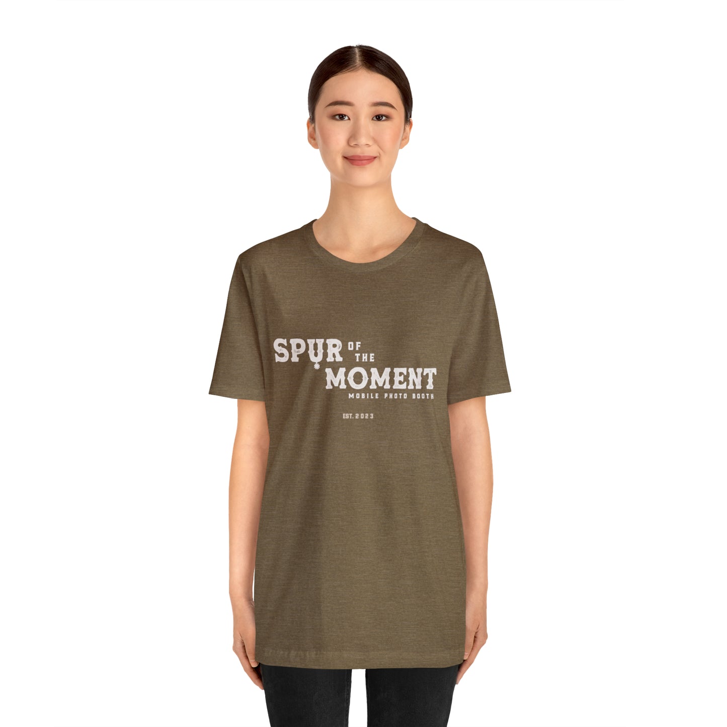 Spur of the Moment Photo Booth Short Sleeve Tee