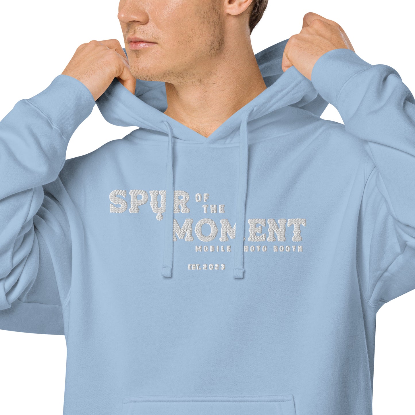 Spur of the Moment Embroidered Hoodie