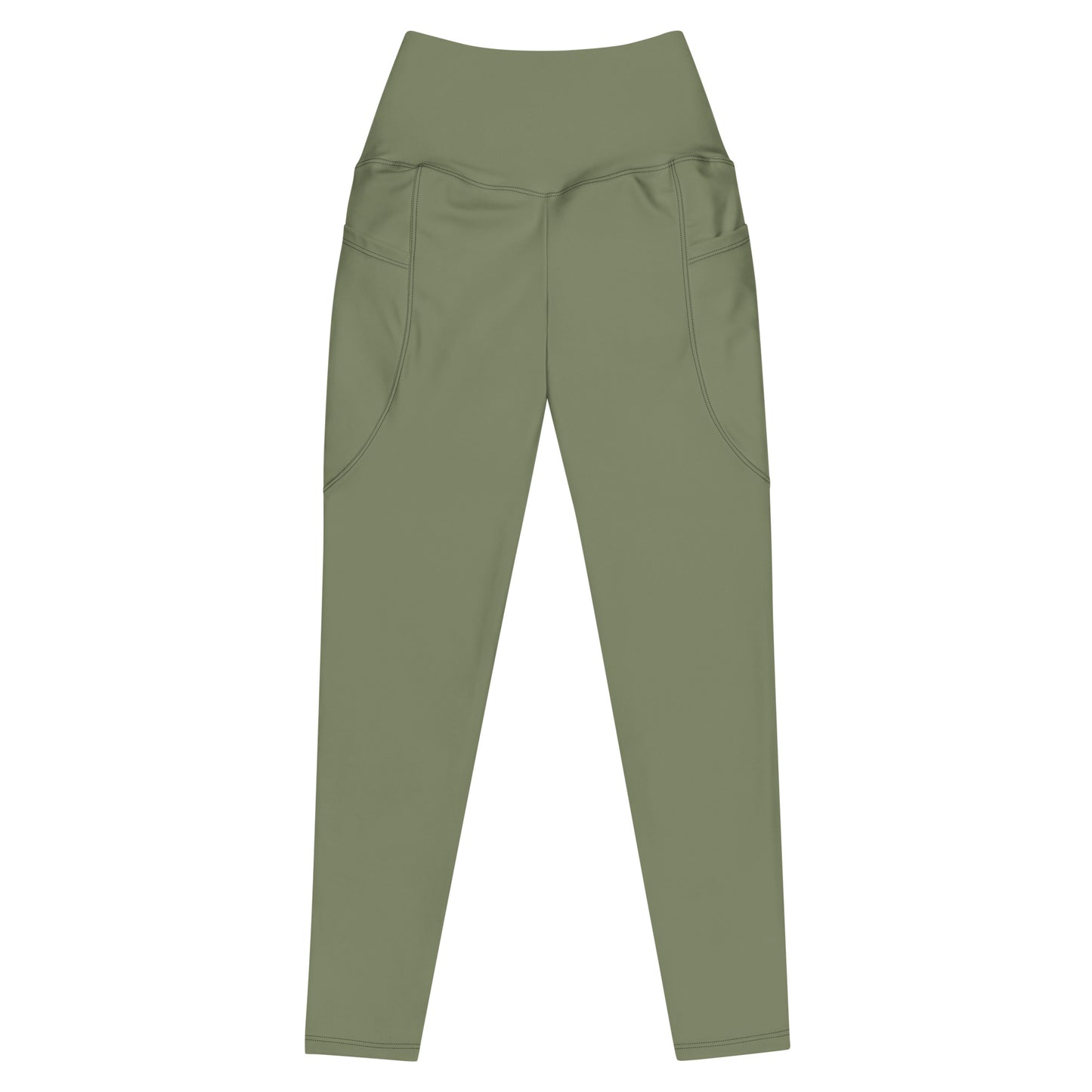 Military Green Leggings with pockets