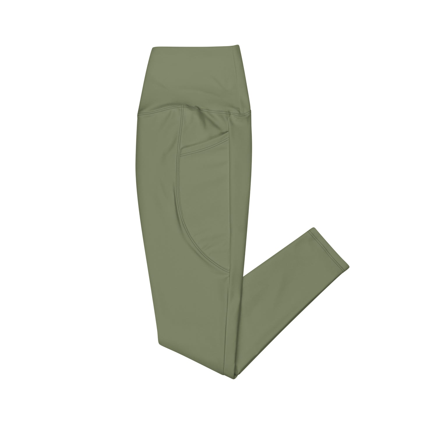 Military Green Leggings with pockets