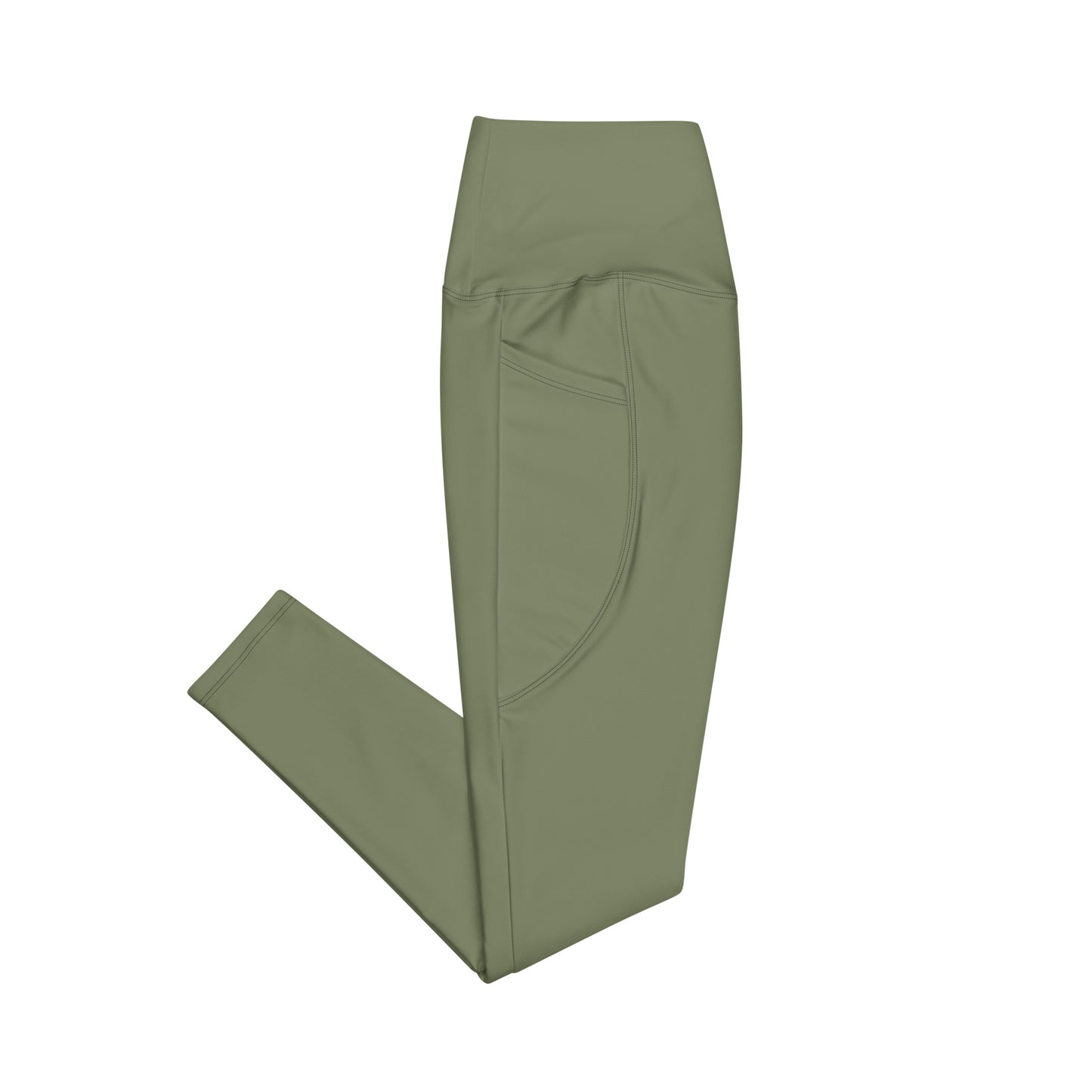 Military Green Leggings with pockets