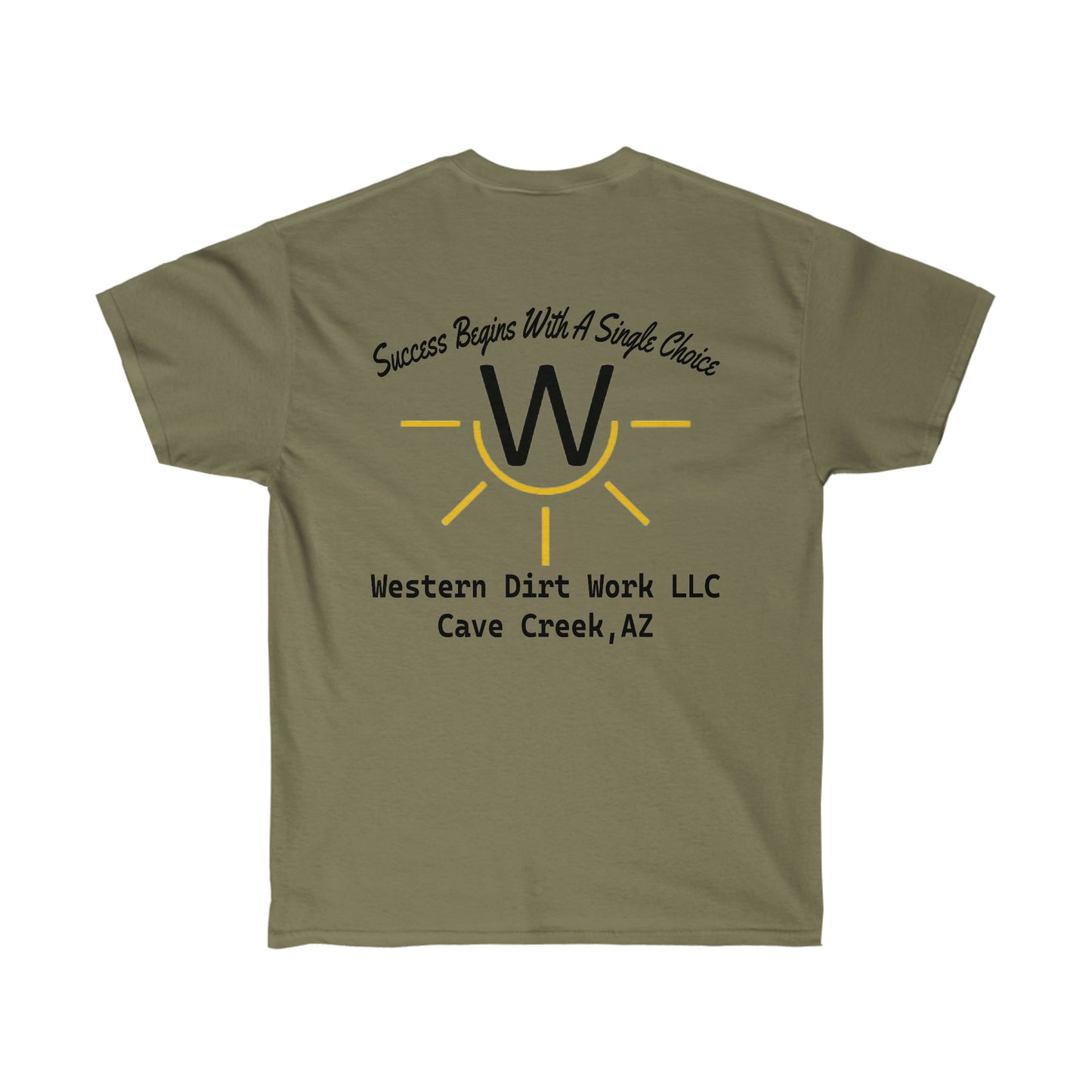 Western Dirt Work Slogan Tee