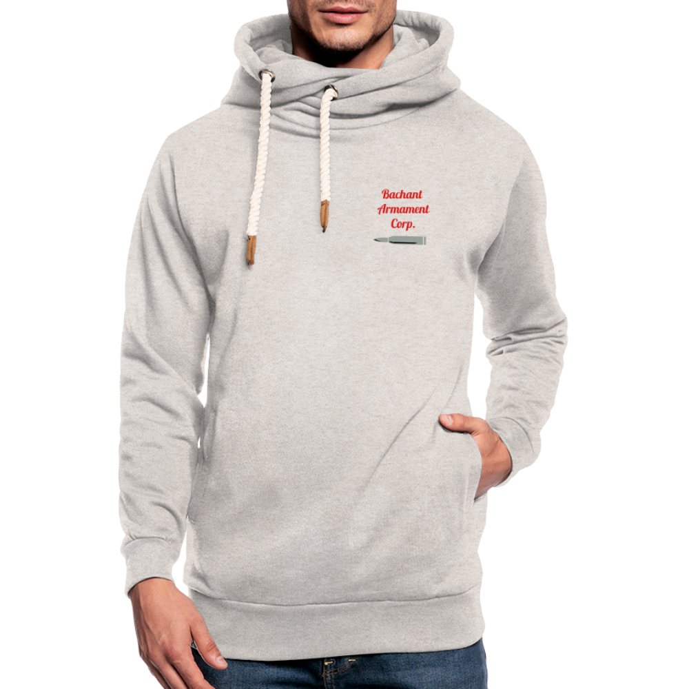 BAC Shawl Collar Hoodie - heather oatmeal