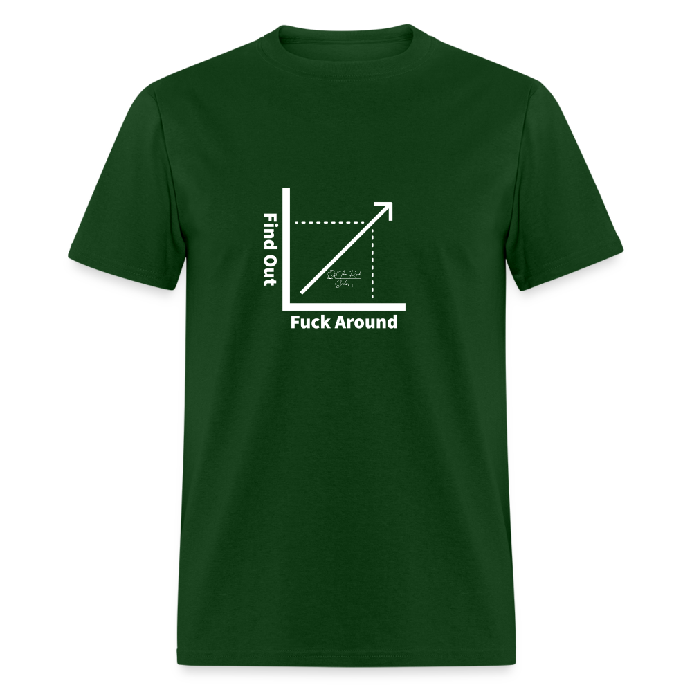 F*ck Around & Find Out T Shirt - forest green