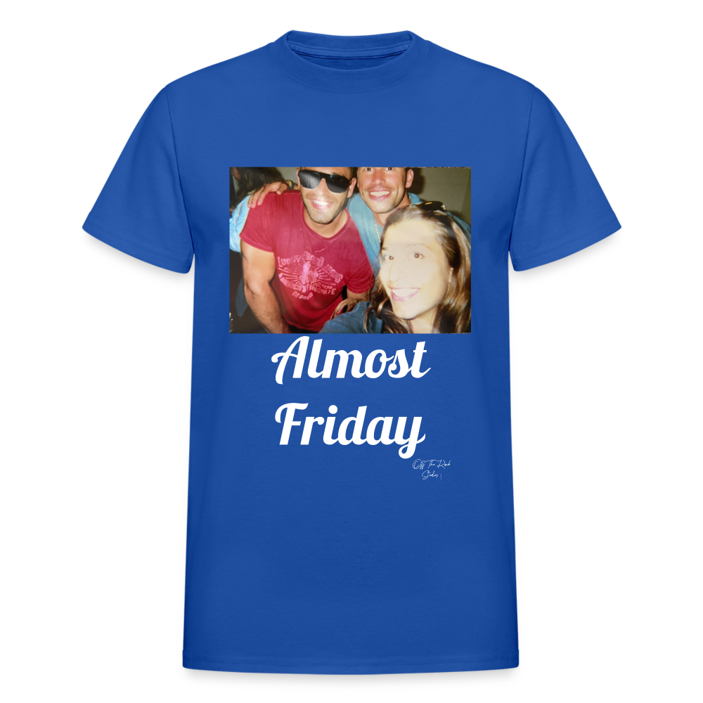 Almost Friday - royal blue