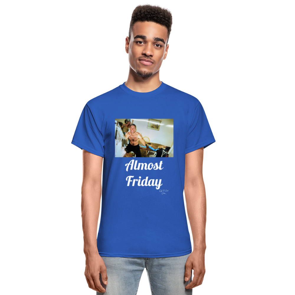 Almost Friday - royal blue