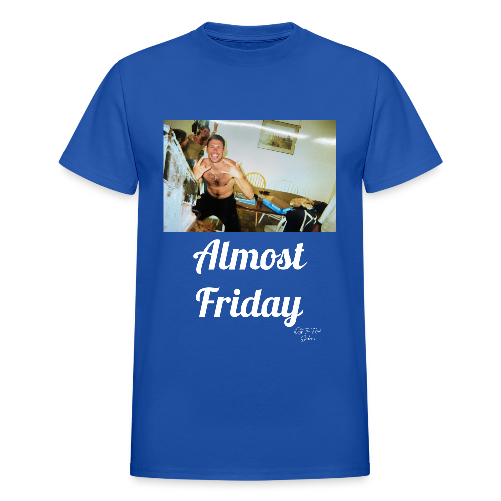 Almost Friday - royal blue