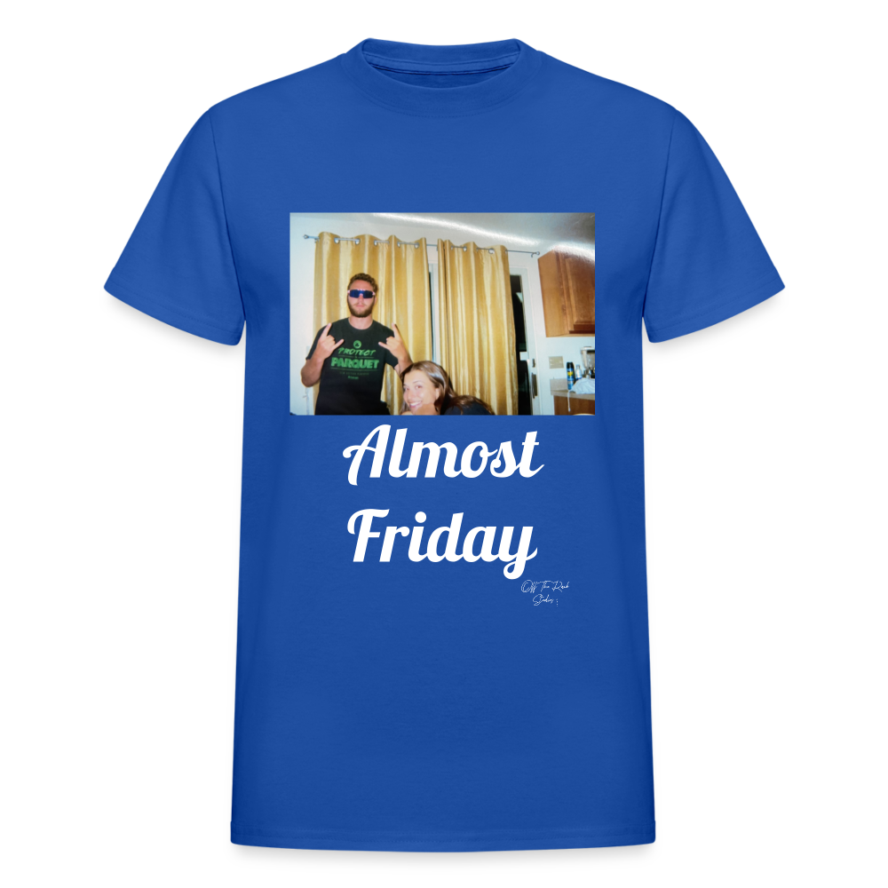 Almost Friday - royal blue