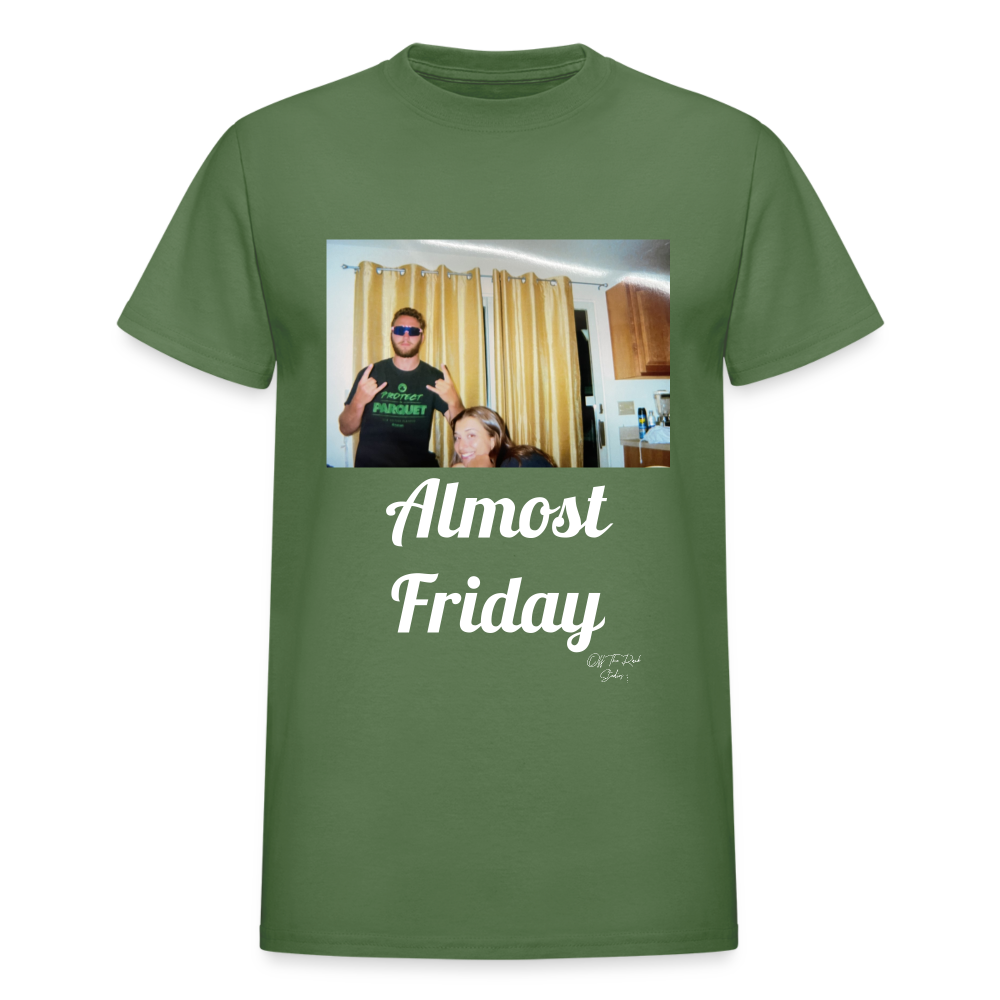 Almost Friday - military green