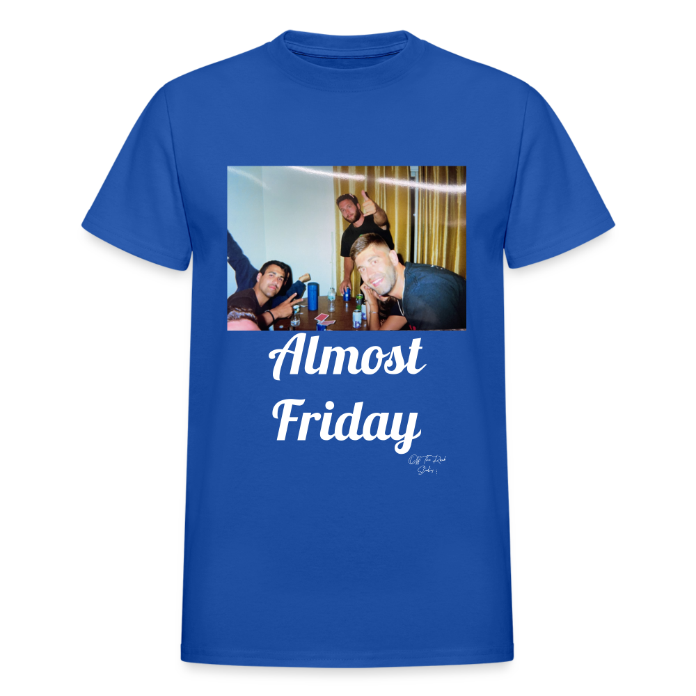 Almost Friday - royal blue