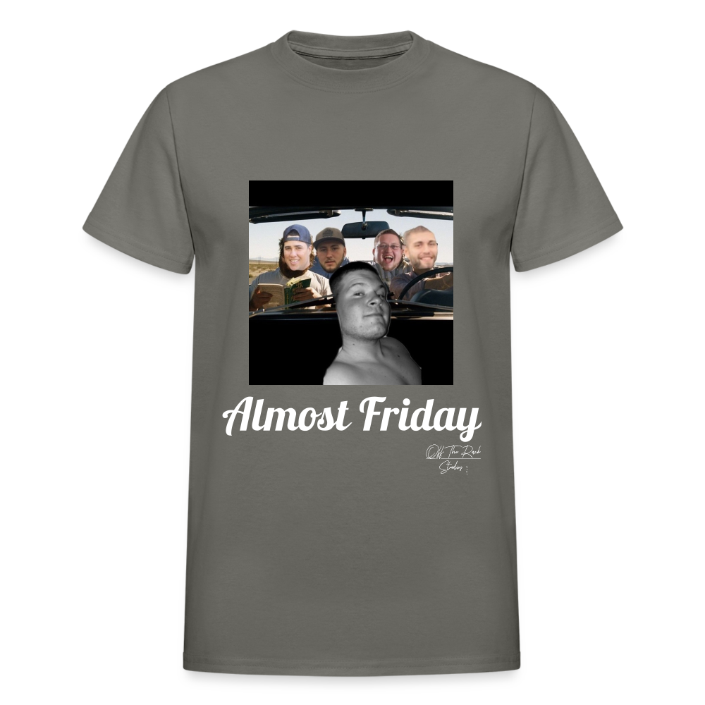 Almost Friday - charcoal