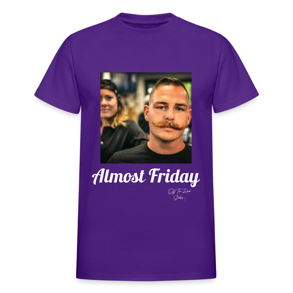 Almost Friday The Mustache - purple