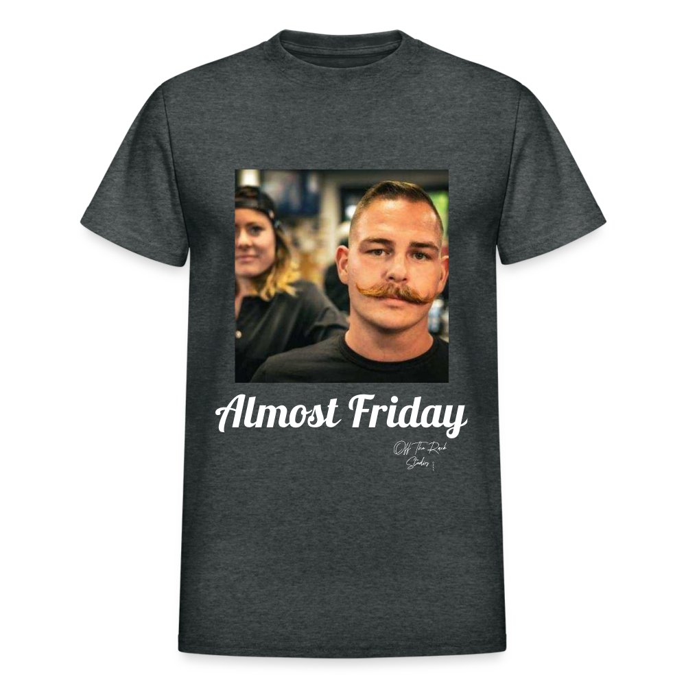 Almost Friday The Mustache - deep heather