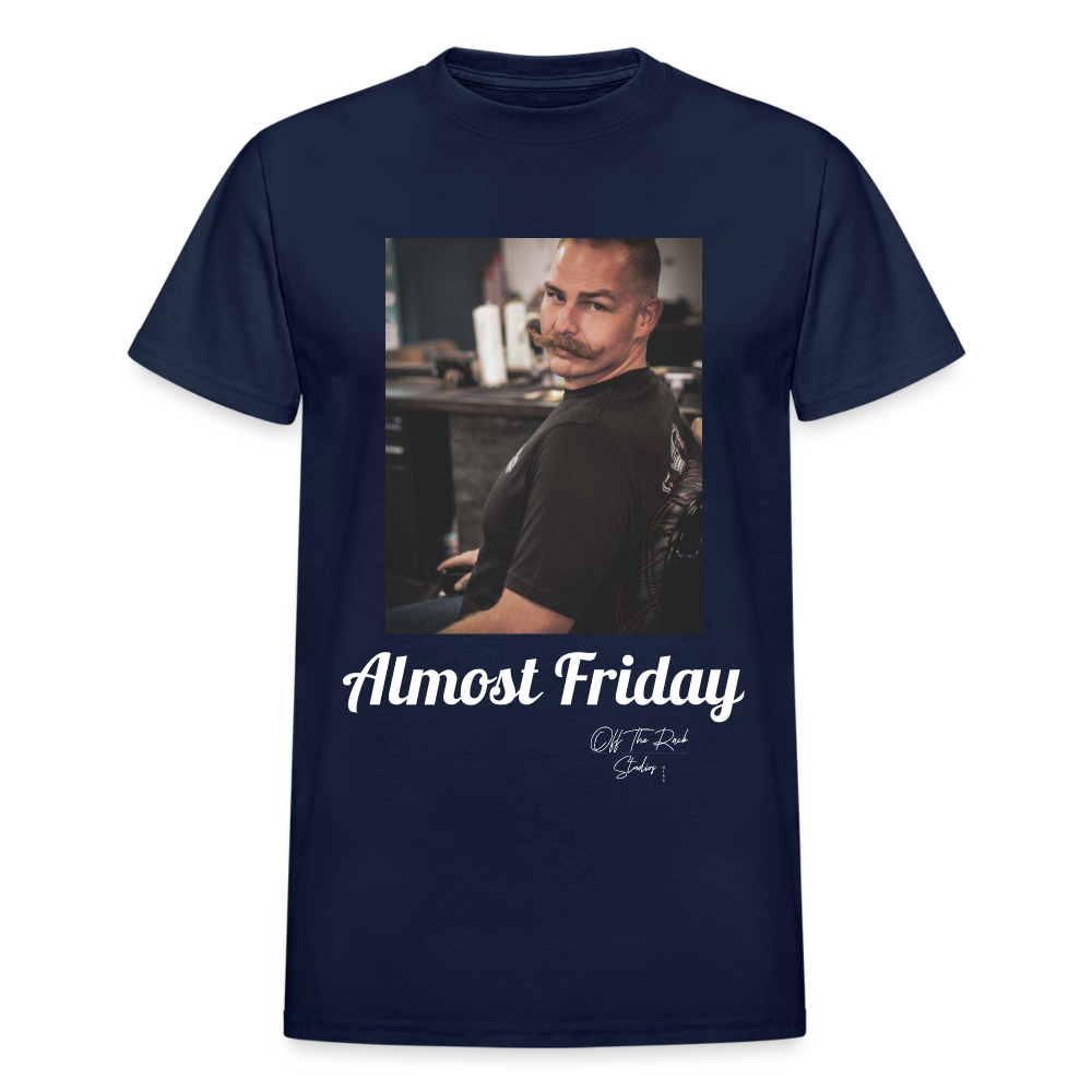 Almost Friday The Mustache 2 - navy