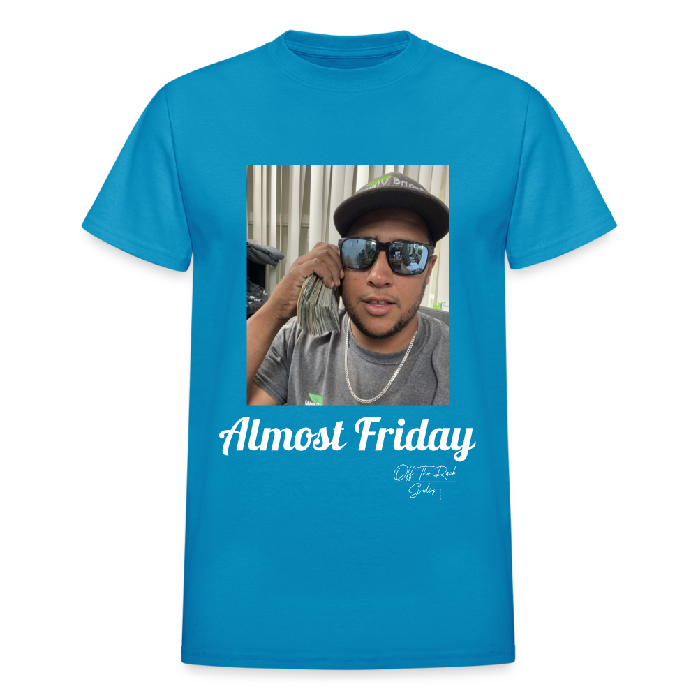 Almost Friday Cash Money - turquoise