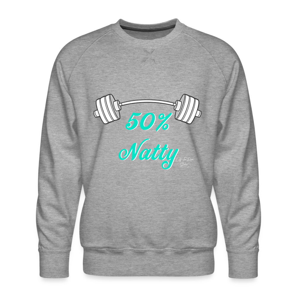 Half Natty Crew Neck - heather grey