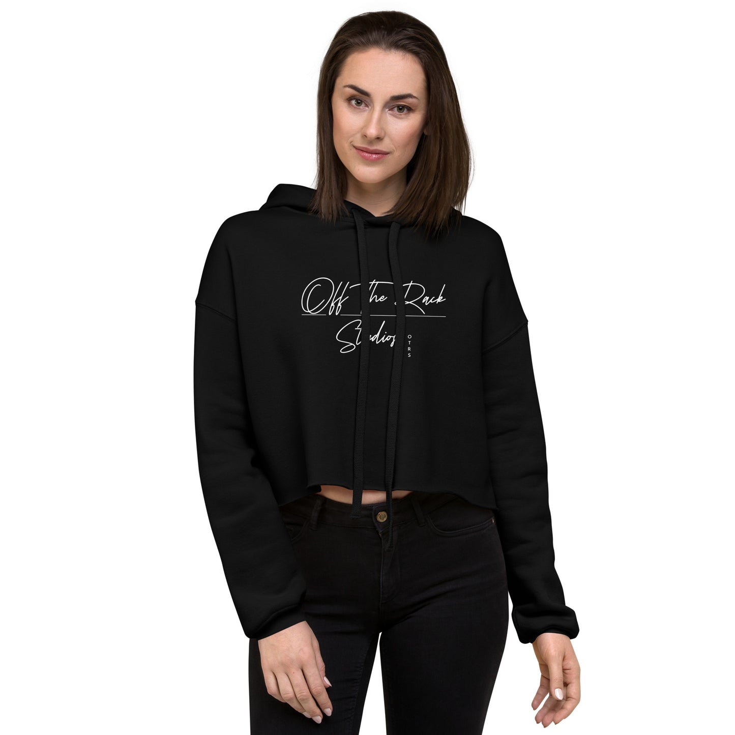 Off The Rack Logo Crop Hoodie