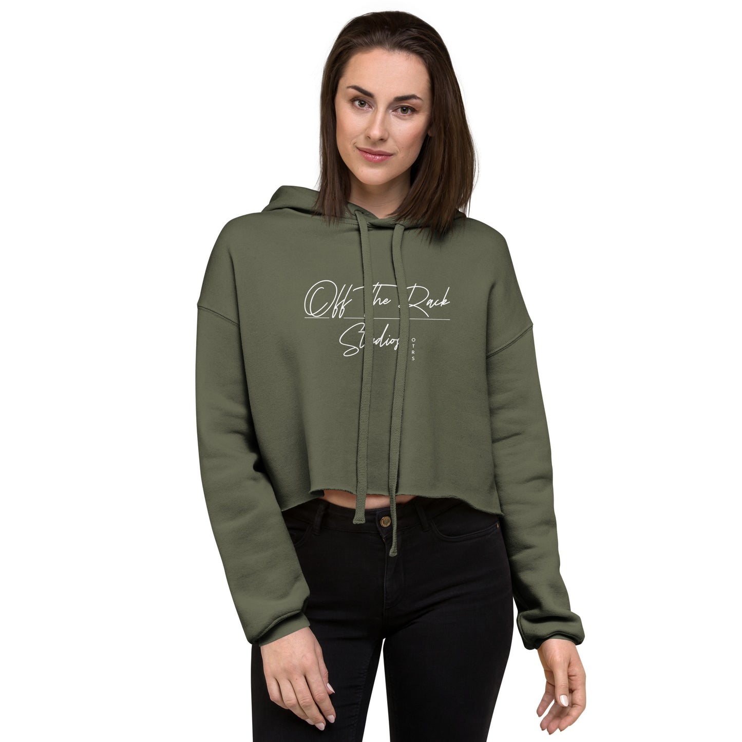 Off The Rack Logo Crop Hoodie