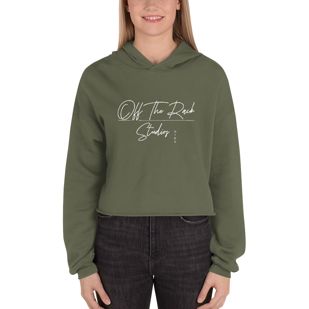 Off The Rack Logo Crop Hoodie