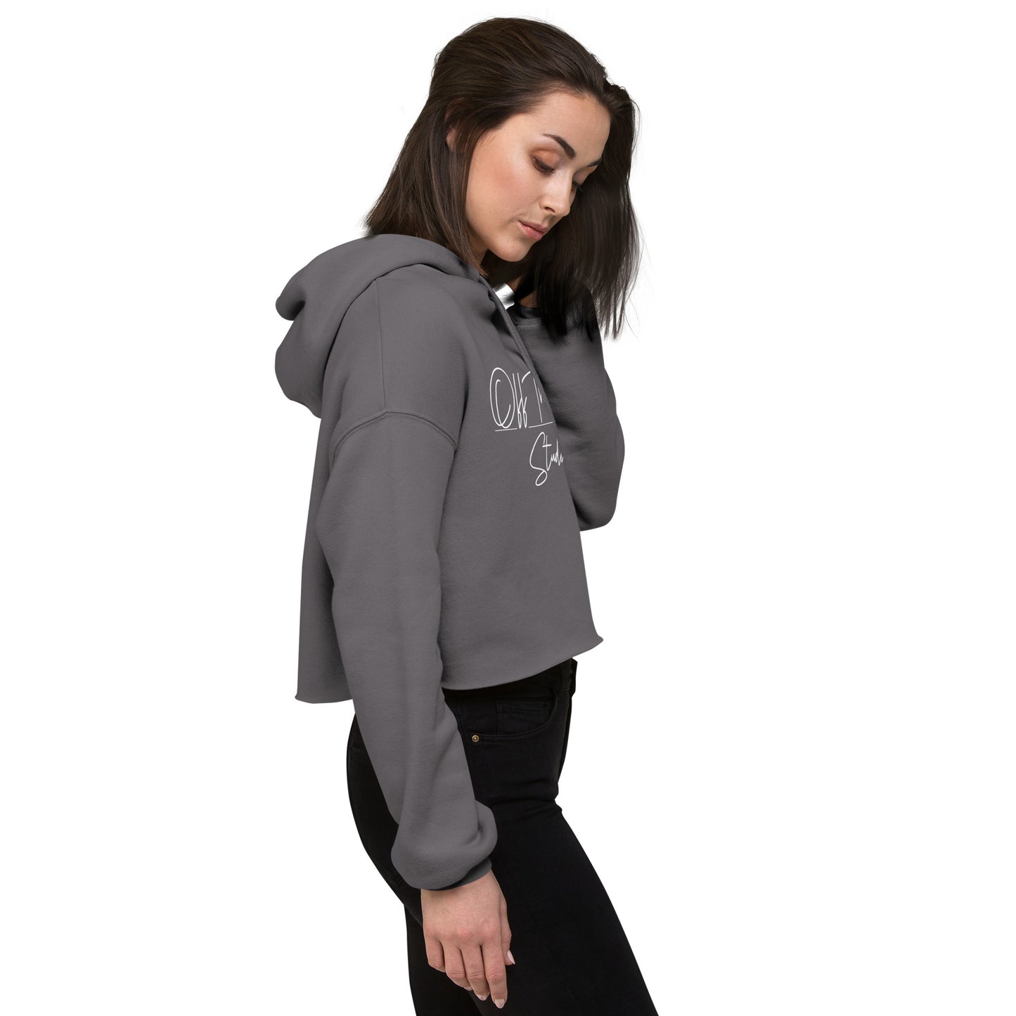 Off The Rack Logo Crop Hoodie